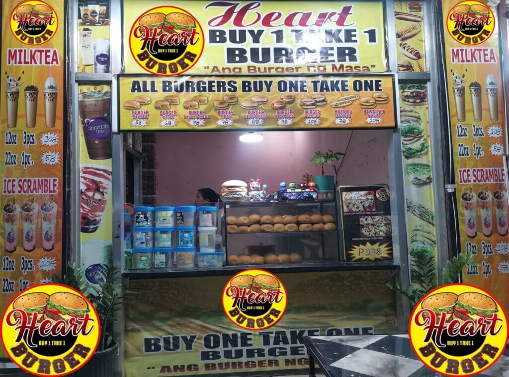 Heart's Buy 1 Take 1 Burger