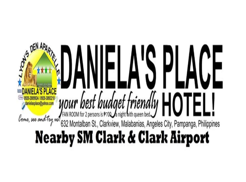 Daniela's Place - Lyon's Den Apartelle Banner